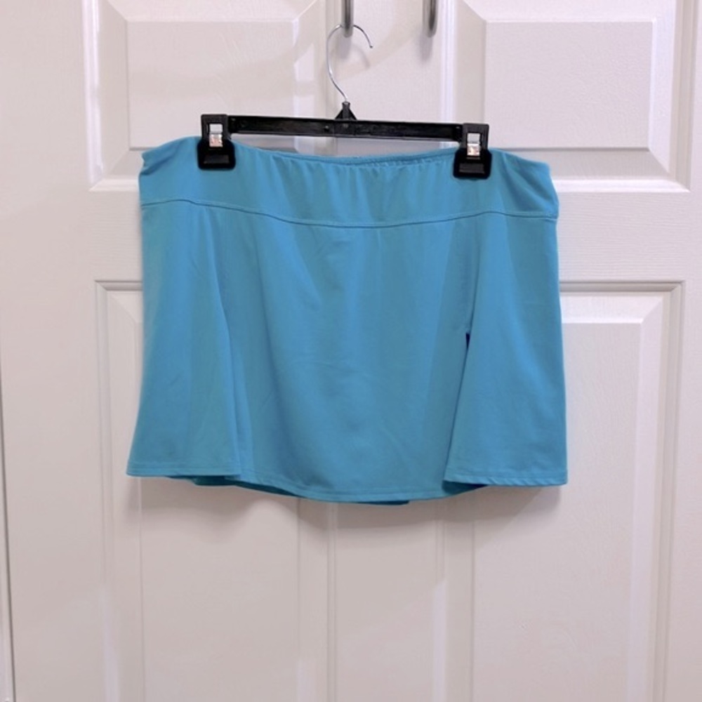 Prince Women’s Aqua Blue Tennis Skort with Ball Pocket Size XL